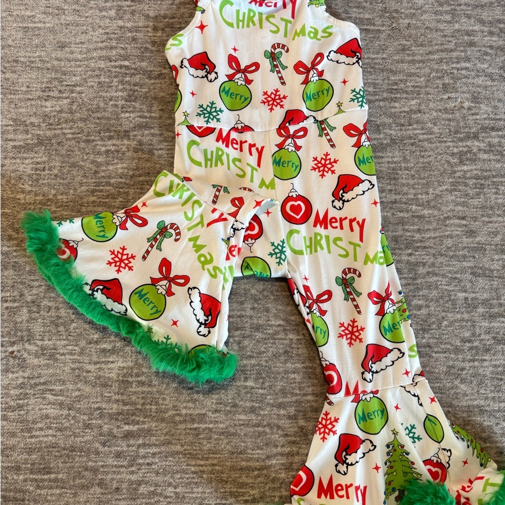 Grinch Bell Bottom One Piece